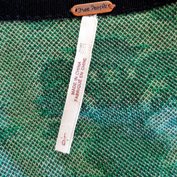 Free People Music & Lyrics Printed Sweater Mini Dress - Picture 8 of 14